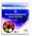 Opakowanie Farby akwarelowe Brilliant 24 kolory okrągłe