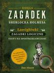 Księga zagadek Sherlocka Holmesa. Autor: Dan Moore. Dadada.pl Okładka książki Księga zagadek Sherlocka Holmesa