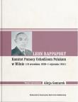 Okładka książki Leon Rappaport. Komitet Pomocy Uchodźcom Polakom w Wilnie (19 września 1939 - 1 stycznia 1941)