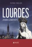 Lourdes. Ziemia uzdrowień. Autor: Patrick Theillier. Dadada.pl Okładka książki Lourdes. Ziemia uzdrowień