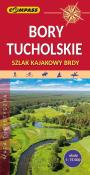 Mapa tur. - Bory Tucholskie. Szlak kajakowy Brdy. Autor:   Praca zbiorowa. Dadada.pl Okładka książki Mapa tur. - Bory Tucholskie. Szlak kajakowy Brdy