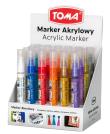 Opakowanie Marker akrylowy mix (24szt) TOMA
