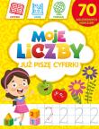 Moje liczby: Już piszę cyferki. Autor: Monika Kalinowska, Wiśniewski Krzysztof. Dadada.pl Okładka książki Moje liczby: Już piszę cyferki