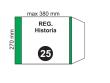 Opakowanie Okładka na podr regulowana NR 25 (20szt)