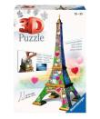 Opakowanie Puzzle 3D Wieża Eifla Edycja Love