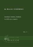 Sacred Choral Works vol.3 na czterogłosy chór SATB. Autor: ks. Marek Cisowski. Dadada.pl Okładka książki Sacred Choral Works vol.3 na czterogłosy chór SATB