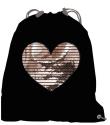 Opakowanie Worek na buty Glamour z cekinami Serce