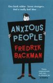 Anxious People. Autor: Fredrik Backman. Dadada.pl Okładka książki Anxious People