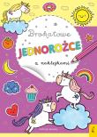 Okładka książki Brokatowe jednorożce z naklejkami