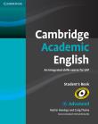Cambridge Academic English C1 Advanced Student's Book. Autor: Hewings Martin, Thaine Craig. Dadada.pl Okładka książki Cambridge Academic English C1 Advanced Student's Book