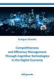 Okładka książki Competitiveness and Efficiency Management Through Cognitive Technologies in the Digital Economy