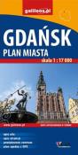 Okładka książki Gdańsk plan miasta 1:17000 Galileos