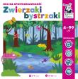 Gra na spostrzegawczość. Zwierzaki bystrzaki. Autor: Magdalena Popovics. Dadada.pl Okładka książki Gra na spostrzegawczość. Zwierzaki bystrzaki