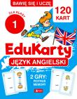 Język angielski dla klasy 1. EduKarty. Autor: Paszylk Bartłomiej. Dadada.pl Okładka książki Język angielski dla klasy 1. EduKarty