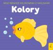 MOJE KOLOOWANKI Z NAKLEJKAMI KOLORY. Autor: Opracowanie zbiorowe. Dadada.pl Okładka książki MOJE KOLOOWANKI Z NAKLEJKAMI KOLORY