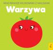 MOJE KOLOROWANKI Z NAKLEJKAMI WARZYWA. Autor: Opracowanie zbiorowe. Dadada.pl Okładka książki MOJE KOLOROWANKI Z NAKLEJKAMI WARZYWA