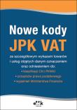 Nowe kody JPK VAT. Autor: -. Dadada.pl Okładka książki Nowe kody JPK VAT