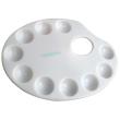 Okładka książki Paleta plastikowa owalna 23x17cm