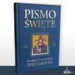 Pismo Święte ST i NT granat z paginatorami. Autor: bp Kazimierz Romaniuk. Dadada.pl Okładka książki Pismo Święte ST i NT granat z paginatorami