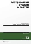 Postępowanie cywilne w zarysie. Autor: Broniewicz Witold, Marciniak Andrzej, Kunicki Ireneusz. Dadada.pl Okładka książki Postępowanie cywilne w zarysie
