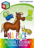 Okładka książki Przygoda z kolorami - na łące - kolorowanka z wierszykami