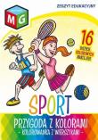 Okładka książki Przygoda z kolorami - sport - kolorowanka z wierszykami