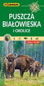 Okładka książki Puszcza Białowieska i okolice mapa turystyczna 1: 50 000
