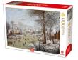 Opakowanie Puzzle 1000 Zimowy krajobraz z wioską w tle