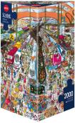 Opakowanie Puzzle 2000 Dworzec kolejowy(Puzzle+plakat)