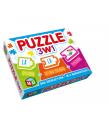 Puzzle 3w1. Wydawca: MULTIGRA. Dadada.pl Opakowanie Puzzle 3w1