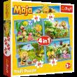 Opakowanie Puzzle 4w1 Przygody Pszczółki Mai 34356