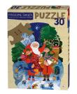 Puzzle - Magiczne święta. Autor: Ewa Poklewska-Koziełło (ilus. Dadada.pl Okładka książki Puzzle - Magiczne święta