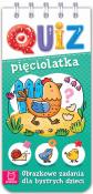 Okładka książki Quiz pięciolatka. Obrazkowe zadania dla bystrych dzieci