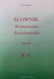 Okładka książki Słownik wznoszenia świadomości. Tom 3