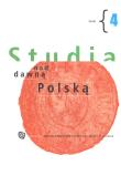 Okładka książki Studia nad dawną Polską Tom 4