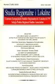Opakowanie Studia Regionalne i Lokalne 2020/2 (80)