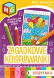 Okładka książki Zagadkowe kolorowanki nr 6