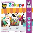 Zakupy. Gra edukacyjna. Kapitan Nauka. Autor: Magdalena Popovics. Dadada.pl Okładka książki Zakupy. Gra edukacyjna. Kapitan Nauka