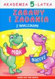 Akademia 5-latka. Zabawy i zadania z naklejkami. Autor: Paruszewska Joanna. Dadada.pl Okładka książki Akademia 5-latka. Zabawy i zadania z naklejkami