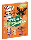 Bing. Wesoła kolorowanka z naklejkami. Autor: Ted Dewan. Dadada.pl Okładka książki Bing. Wesoła kolorowanka z naklejkami