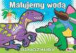 Dinozaury. Malujemy wodą. Autor: Piotr Kozera. Dadada.pl Okładka książki Dinozaury. Malujemy wodą