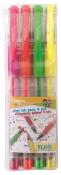 Opakowanie Długopis Gimboo żelowy Fluo 4 kolory