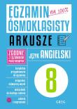 Okładka książki Egzamin ósmoklasisty - arkusze j. angielski GREG