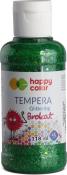 Opakowanie Farba Tempera 118ml brokat zielona HAPPY COLOR