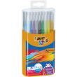 Flamastry BIC Kids Kid Couleur Rainbow pudełko plastikowe 20 kolory. Wydawca: Bic. Dadada.pl Opakowanie Flamastry BIC Kids Kid Couleur Rainbow pudełko plastikowe 20 kolory