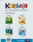 Kolekcja przedszkolaka - czterolatki. Karty pracy. Autor: Pawłowska-Niedbała Anna, Skirgiełło Aleksandra, Sosnowska Danuta Joanna. Dadada.pl Okładka książki Kolekcja przedszkolaka - czterolatki. Karty pracy