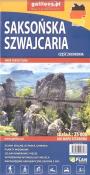 Okładka książki Mapa tur. - Saksońska Szwajcaria cz. zach