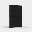 Opakowanie Notatnik A5 Fun M gładki czarny/cytrynowy
