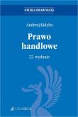 Prawo handlowe w22. Autor: prof. dr hab. Andrzej Kidyba. Dadada.pl Okładka książki Prawo handlowe w22