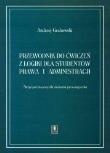 Okładka książki Przewodnik do ćwiczeń z logiki dla studentów prawa